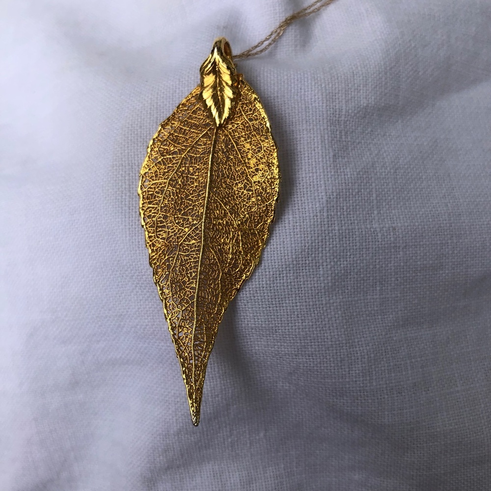 Gold Leaf Necklace